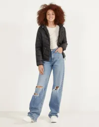 Steppjacke mit Kapuze